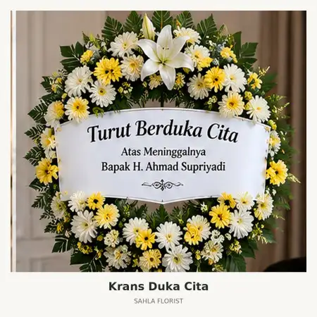 Krans Bunga Duka Pakuhaji